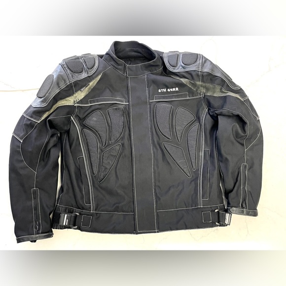 Speedtec 6th Gear Black Armour Motorcycle Jacket Size Large (46) - Picture 15 of 15